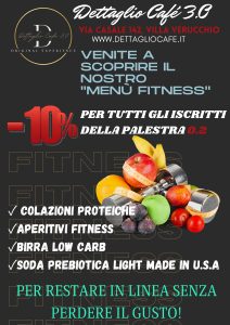 Convenzione Dettaglio Cafè 3.0 e Palestra Centro Fitness 0.2 Villa Verucchio